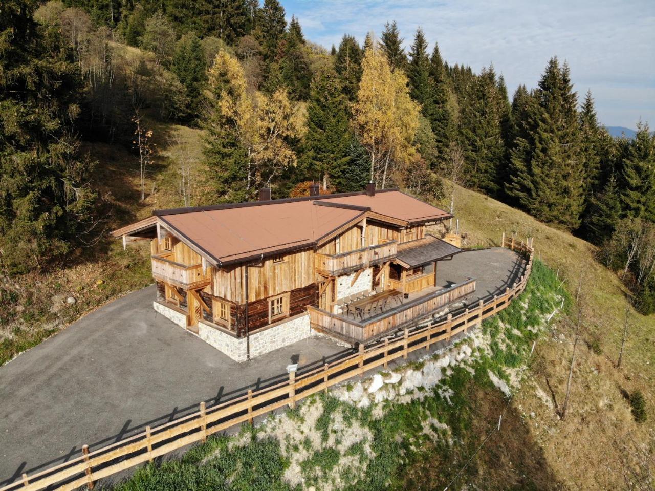 Almhuette Lengau Villa Saalbach-Hinterglemm Exterior foto
