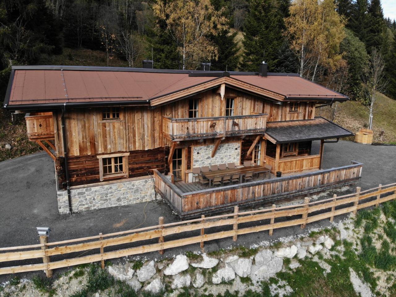 Almhuette Lengau Villa Saalbach-Hinterglemm Exterior foto