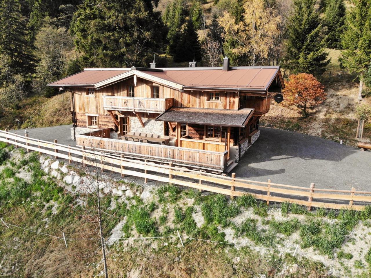 Almhuette Lengau Villa Saalbach-Hinterglemm Exterior foto